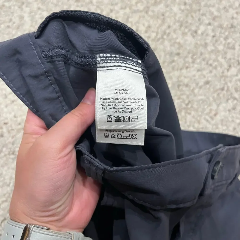 Eddie Bauer Travex Horizon Mens Performance Chino Shorts 33 Gray Outdoor Hiking